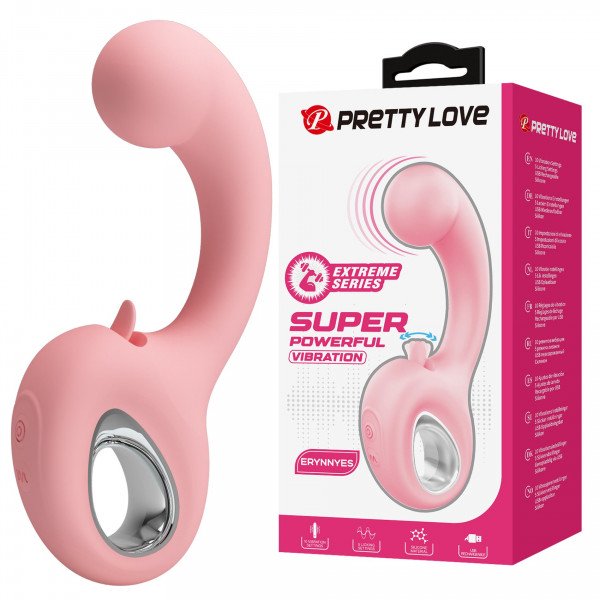 PRETTY LOVE - Erynnyes, 10 vibration functions 5 licking settings  6959532362565 Multifunkciós