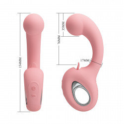 PRETTY LOVE - Erynnyes, 10 vibration functions 5 licking settings  6959532362565 Multifunkciós