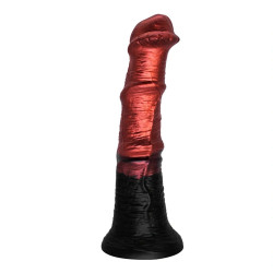 Premium Horse Dildo with Suction Cup, Liquid Silicone, Burgundy, 19.5 cm 6427885028112 Dildo Dildo
