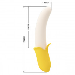 PRETTY LOVE - Banana Greek, 7 vibration functions 3 thrusting settings 6959532327205 Multifunkciós