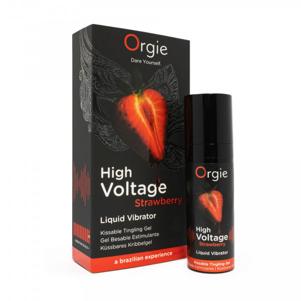 High Voltage - Strawberry - 15ml  5600767388028 Izgató krémek