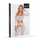 Bodystocking 2078 white  5906233083856 Cicaruha