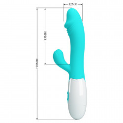 PRETTY LOVE - Snappy light blue, 30 vibration functions 6959532360431 Vibrátorok