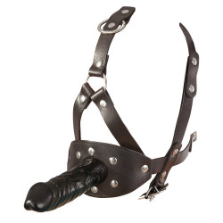 LeatherHead harness with Dildo 4024144041381 Csak személyesen megvásárolható termékek