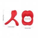 Big Mouth Red 9 vibration function 5906233083665 Multifunkciós