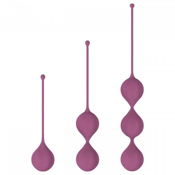 Cotoxo Belle Kegel exercise ball 3pc Violet 712383872678 Gésagolyók