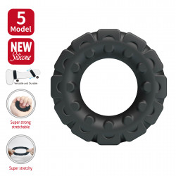 Crazy Bull Laiden Super Soft Silicone Cock Ring – Black 6959532337556 Gyűrűk