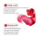 Sexy Lips Stimulator, 10 Vibration Modes, 10 Vibration Modes, 10 Rotation Modes, Silicone, USB Magentic, Red, 14.5 cm 6427885028754 Multifunkciós