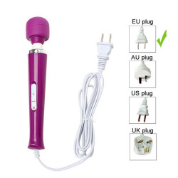 Stymulator-Magic Massager Wand Cable 110-240V Purple 10 Function 5903661801878 Segédeszközök