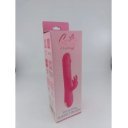 Thrusting Bunny Vibrator, 10 Vibration Modes, 3 Thrusting Modes, Silicone, USB, Pink, 23 cm  6427885028846 Multifunkciós