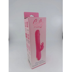 Thrusting Bunny Vibrator, 10 Vibration Modes, 3 Thrusting Modes, Silicone, USB, Pink, 23 cm  6427885028846 Multifunkciós
