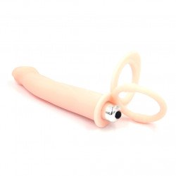 Penis Ring With Anal Stimulator 10 Vibration Modes Natural Silicone 5000128022811 Anál Anál