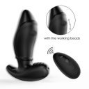 Moving Ball Prostate Anal Stimulator 10 Modes Vibration Silicon USB Black 6427885000279