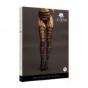 Suspender Striped Pantyhose - One Size 8714273495907 Harisnyák