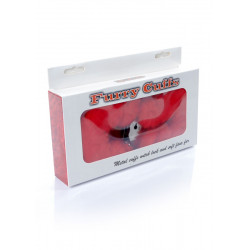 Fetish B - Series- Furry Cuffs Red  5903661804213 Bilincsek