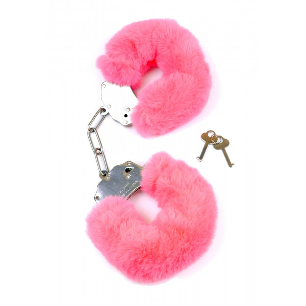 Fetish B - Series- Furry Cuffs Pink 5903661804206 Bilincsek