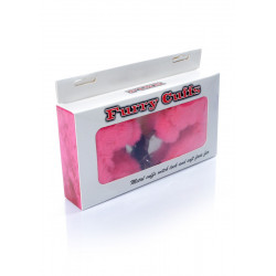 Fetish B - Series- Furry Cuffs Pink 5903661804206 Bilincsek