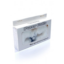 Fetish B - Series - Furry Cuffs White 5903661804176 Bilincsek