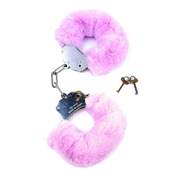 Fetish B - Series- Furry Cuffs Purple 5903661804183 Bilincsek
