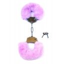 Fetish B - Series- Furry Cuffs Purple 5903661804183 Bilincsek