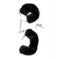 Fetish B - Series- Furry Cuffs Black 5903661804220 Bilincsek