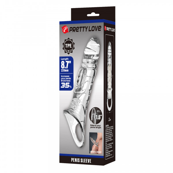 Pretty Love Penis Sleeve 8.7 Pénisz feltétek