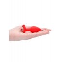 Diamond Heart Butt Plug - Regular - Red  8714273530554 Anál