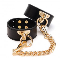 Luxury LegCuffs, Black Bilincsek Bilincsek