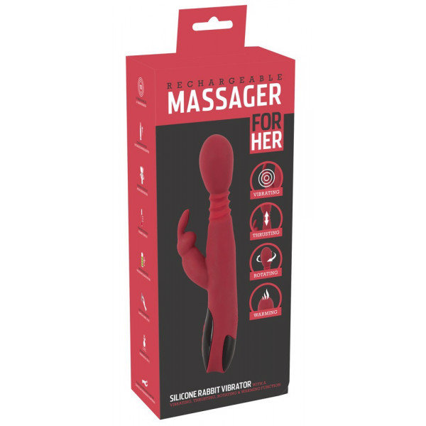 Silicone Rabbit Vibrator 4024144605880 Multifunkciós