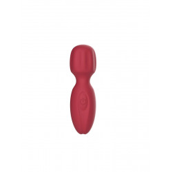 Mini Wand Thrill, 10 Vibration Modes, Liquid Silicone, Red, USB, 11 cm 6427885026026 Multifunkciós Multifunkciós