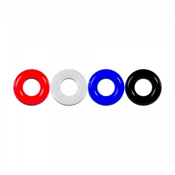 Cockring Set of 4 - Multicolor  8714273061805 Gyűrűk