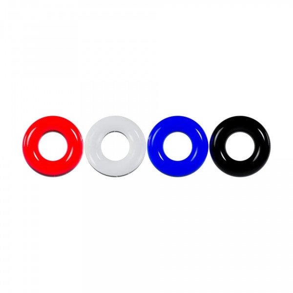 Cockring Set of 4 - Multicolor  8714273061805 Gyűrűk