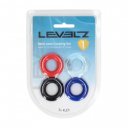 Cockring Set of 4 - Multicolor  8714273061805 Gyűrűk