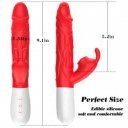 Silicone Vibrator 7 Vibration modes -10 thrusting and7 Flapping 5906233082378 Multifunkciós