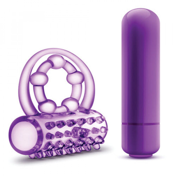 Bullet Ring Vibrator Blush Purple 853858007444 Gyűrűk