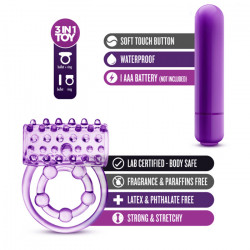 Bullet Ring Vibrator Blush Purple 853858007444 Gyűrűk