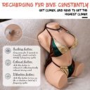 Merida Jacey Double Masturbator, Remote Control, Suction & Vibration, 2 Penetration Channels, Superskin, USB Magnetic, Natural, 7 kg 6975052677675 Művaginák