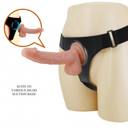 PRETTY LOVE - HARNESS BRIEFS- Kevin, Universal Strap-On, 7.2'' Dildo  6959532334180 Felcsatolható