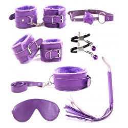 Obey Me! 7 Piece BDSM Kit, Purple, Guilty Toys 6427885033079 szett Fetish