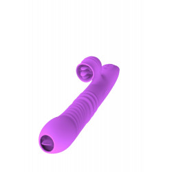 Wibrator-Fanny USB -Purple 5903661806958 Multifunkciós