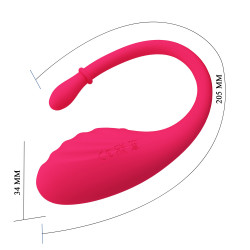 App Control Bullet Vibrator Undine 6937526503453 Multifunkciós