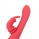 Rabbit Vibrator Swinging Rabbit. 20 Vibration Modes, Silicone, USB, Red, 22.5 cm 8714273049216 Multifunkciós