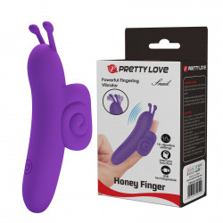 PRETTY LOVE - Snail Honey Finger, 10 vibration functions Memory function 6959532329544 Csiklóizgatók Csiklóizgatók