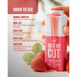 SUCK MY CLIT - Wild Strawberry  5600781416448 Izgató krémek