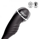 Penis Ring with Anal Stimulator, Bluetooth Control, 10 Vibration Modes, 10 Rotation Modes, Silicone, USB, Black 3427885031054 Multifunkciós