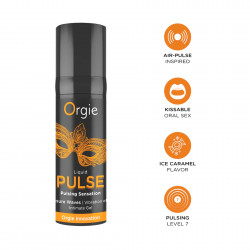 LIQUID PULSE - PULSING SENSATION INTIMATE GEL - 15 ML  5600767388158 Izgató krémek
