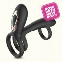 Crushious Tornado Rotating Penis Armour with Remote Control, 10 Vibration Modes, 10 Rotation Modes, Silicone+ABS, USB, 12 cm  7403254162167 Multifunkciós