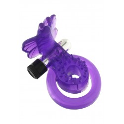 COCK&BALL RING BUTTERFLY JELLY VIBE 4890888131790 Gyűrűk lila Gyűrűk