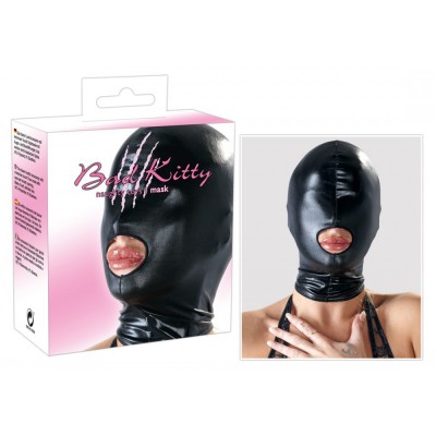 Bad Kitty - fényes maszk szájnyílással Szado-mazo