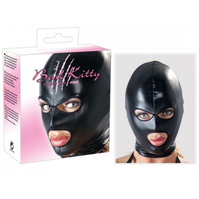 Bad Kitty - fényes maszk szem- és szájnyílással Szado-mazo